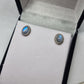 Moonstone studs - Rivendell Shop