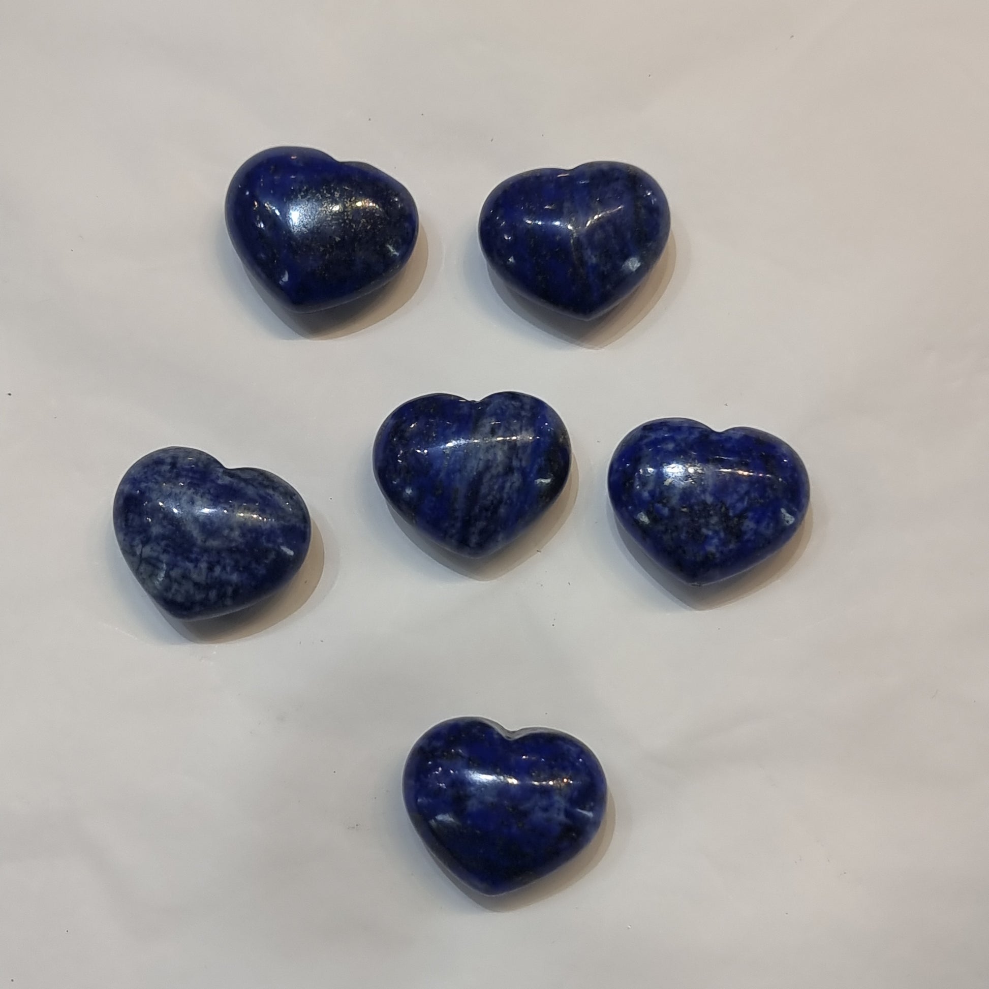 Lapis lazuli puff heart - Rivendell Shop
