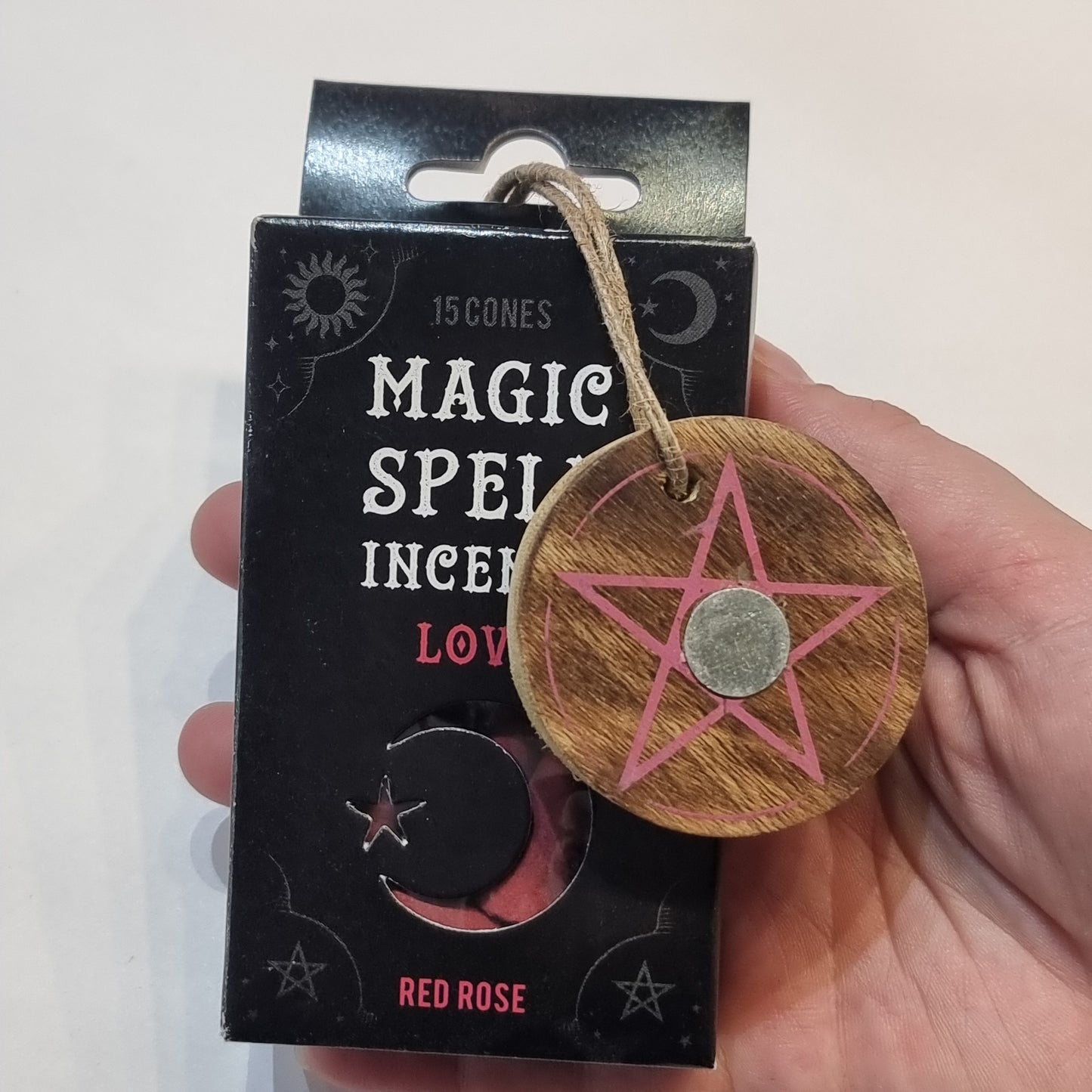 Magic spell incense cones - red rose - Rivendell Shop