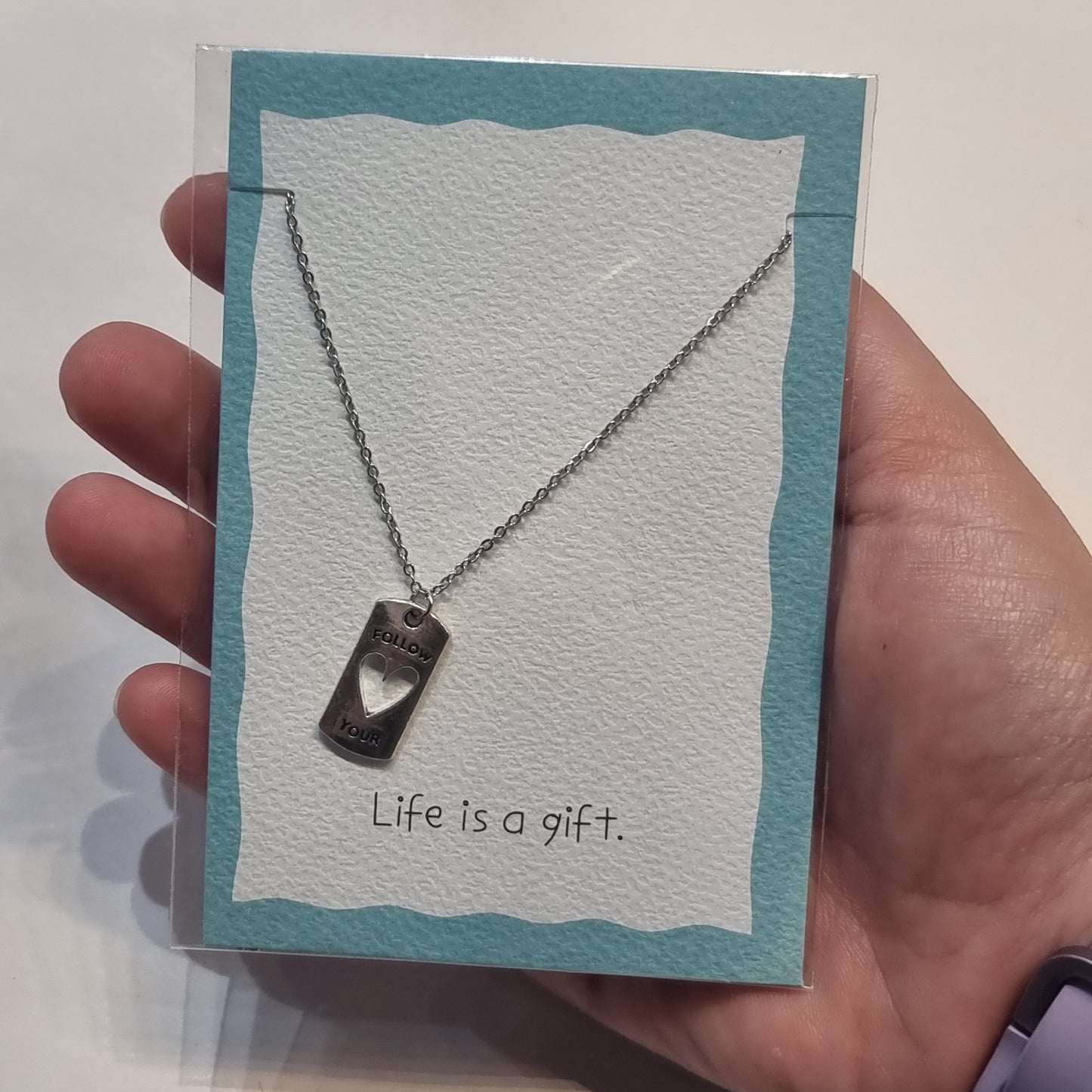 Life is a gift pendant - Rivendell Shop