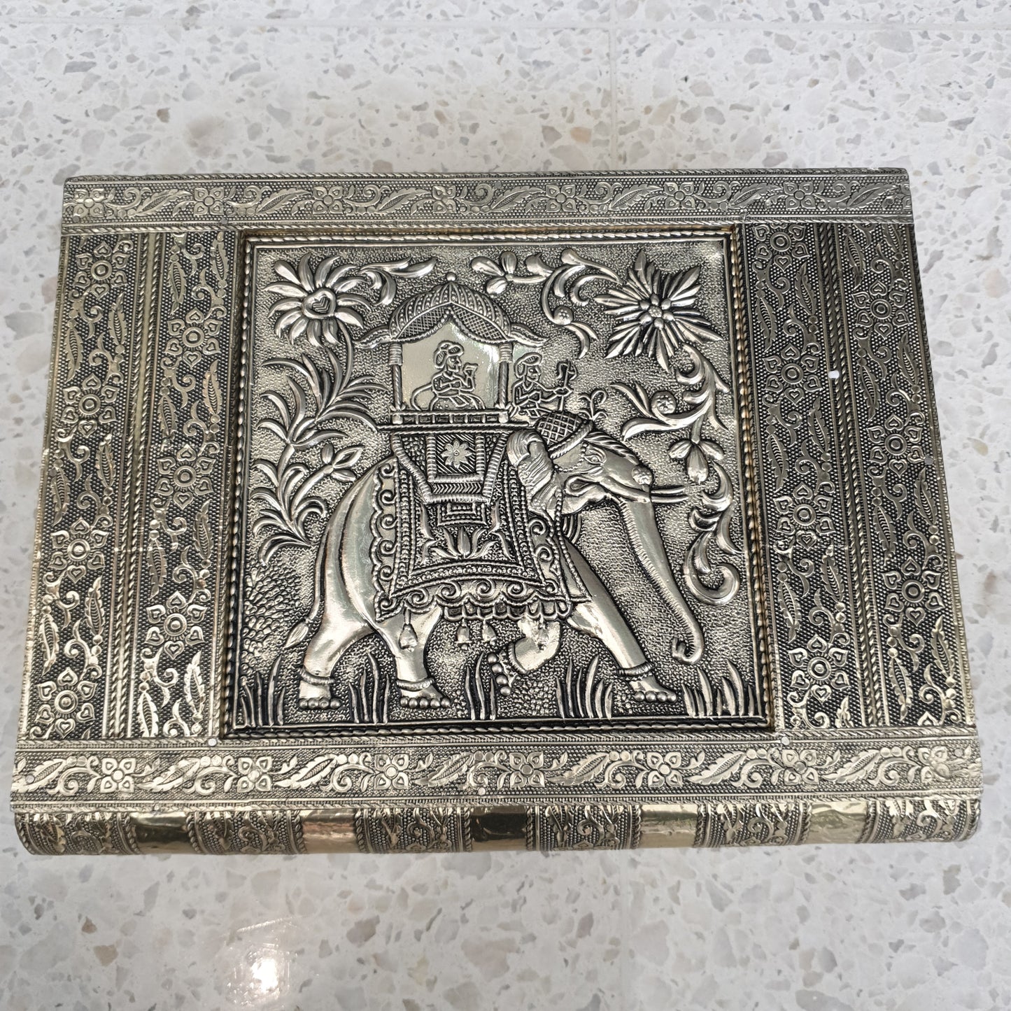 Elephant Silver Jewellery Box - Rivendell Shop