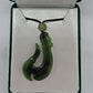 Hei matau greenstone pendant 4cm - Rivendell Shop