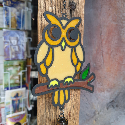 Owl Windchime 25" - Rivendell Shop