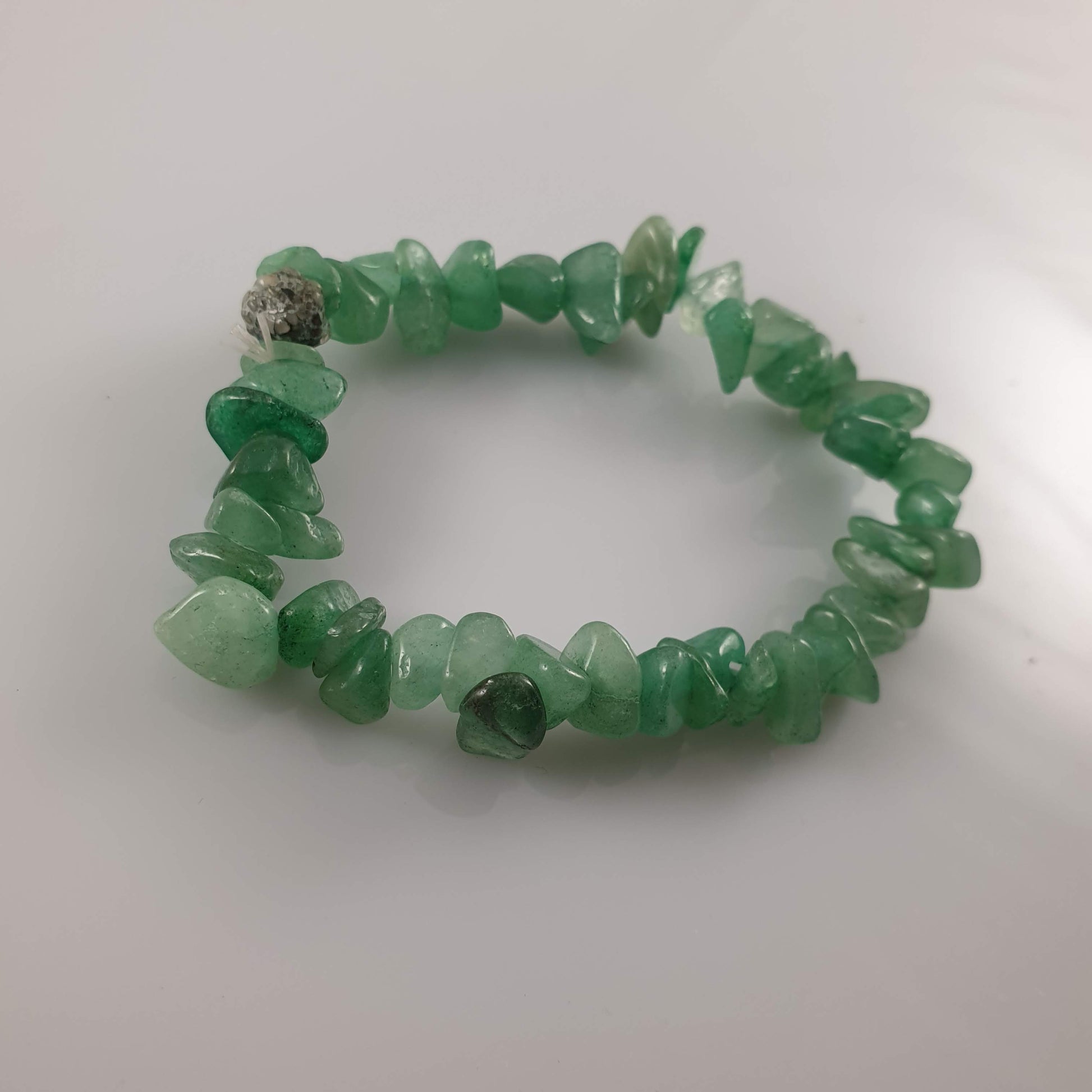 Green Aventurine Chip Crystal Bracelet - Rivendell Shop