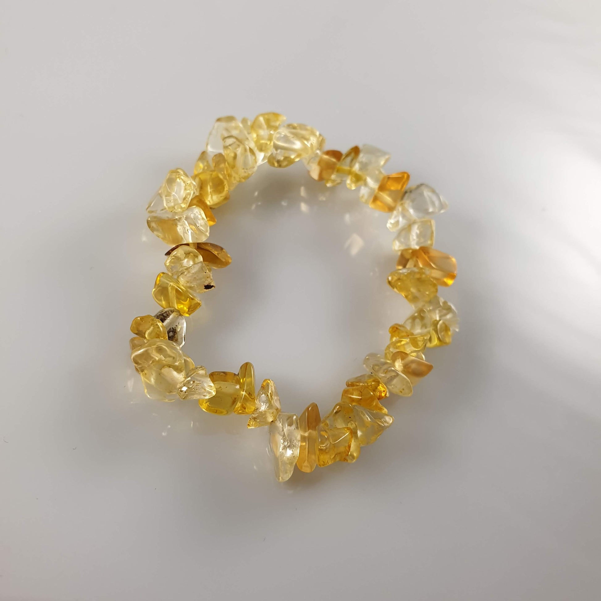 Citrine Chip Crystal Bracelet - Rivendell Shop