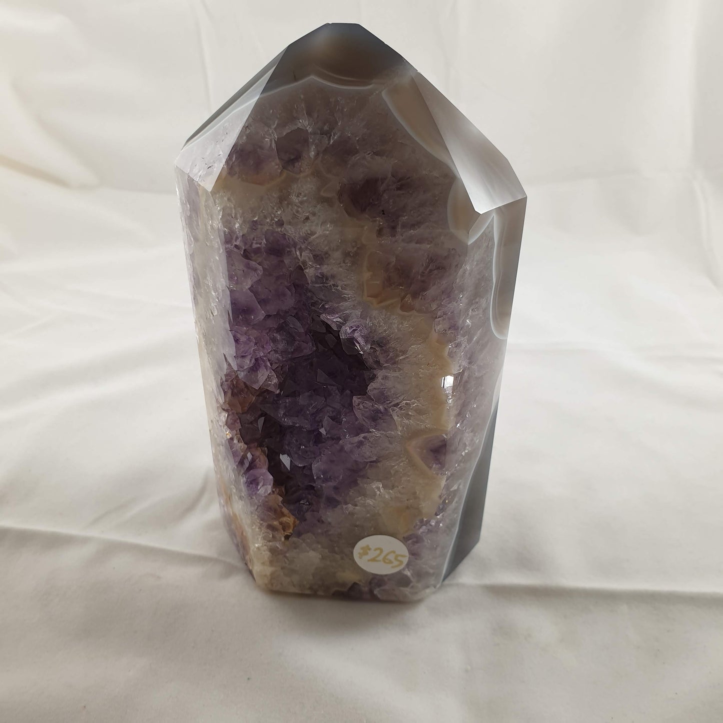 Polished Amethyst Crystal Standing Cave (14cm tall) - Rivendell Shop