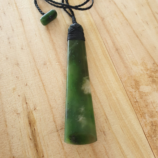 Greenstone Toki Pendant 95x20mm - Rivendell Shop