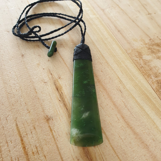 Greenstone Toki Pendant 90x20mm - Rivendell Shop