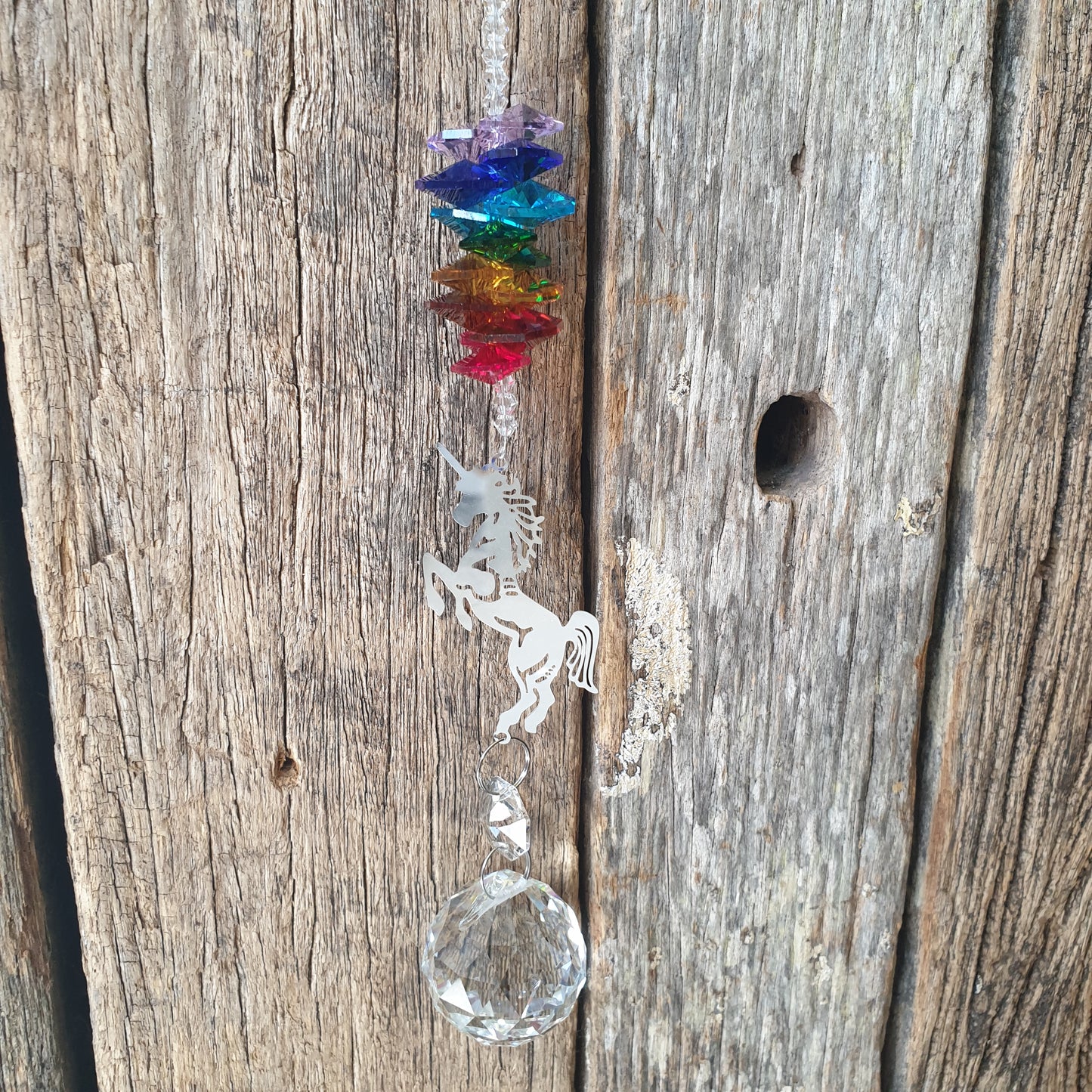 Unicorn Crystal Hanging - Rivendell Shop