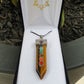 Chakra tiger’s eye point pendant - Rivendell Shop