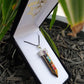 Chakra tiger’s eye point pendant - Rivendell Shop