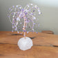 Amethyst Crystal Tree on Rose quartz Base - Rivendell Shop