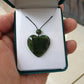 Greenstone Manawa (Heart) Pendant 2.5cm - Rivendell Shop