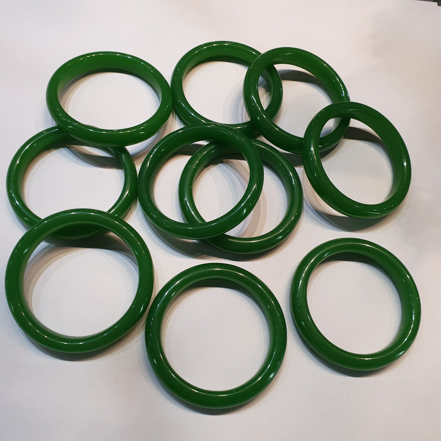 Green Jade bangles - Rivendell Shop