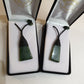 Greenstone Toki Pendant with oblique cut - Rivendell Shop