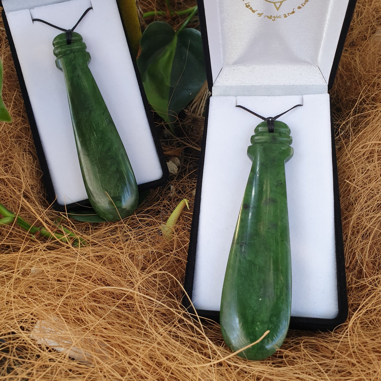 Pounamu Greenstone Patu Club Pendant 100x20 mm - Rivendell Shop