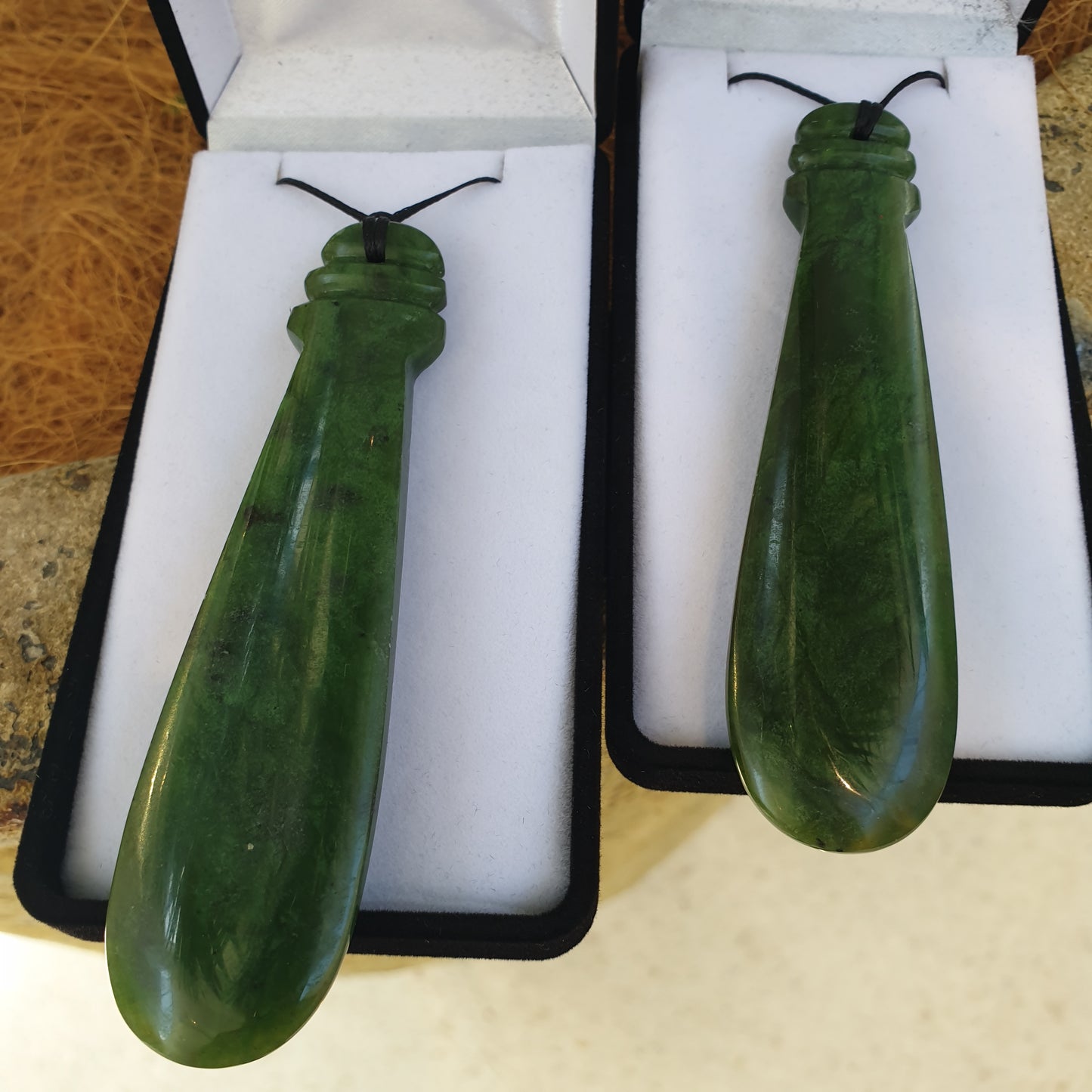 Pounamu Greenstone Patu Club Pendant 100x20 mm - Rivendell Shop