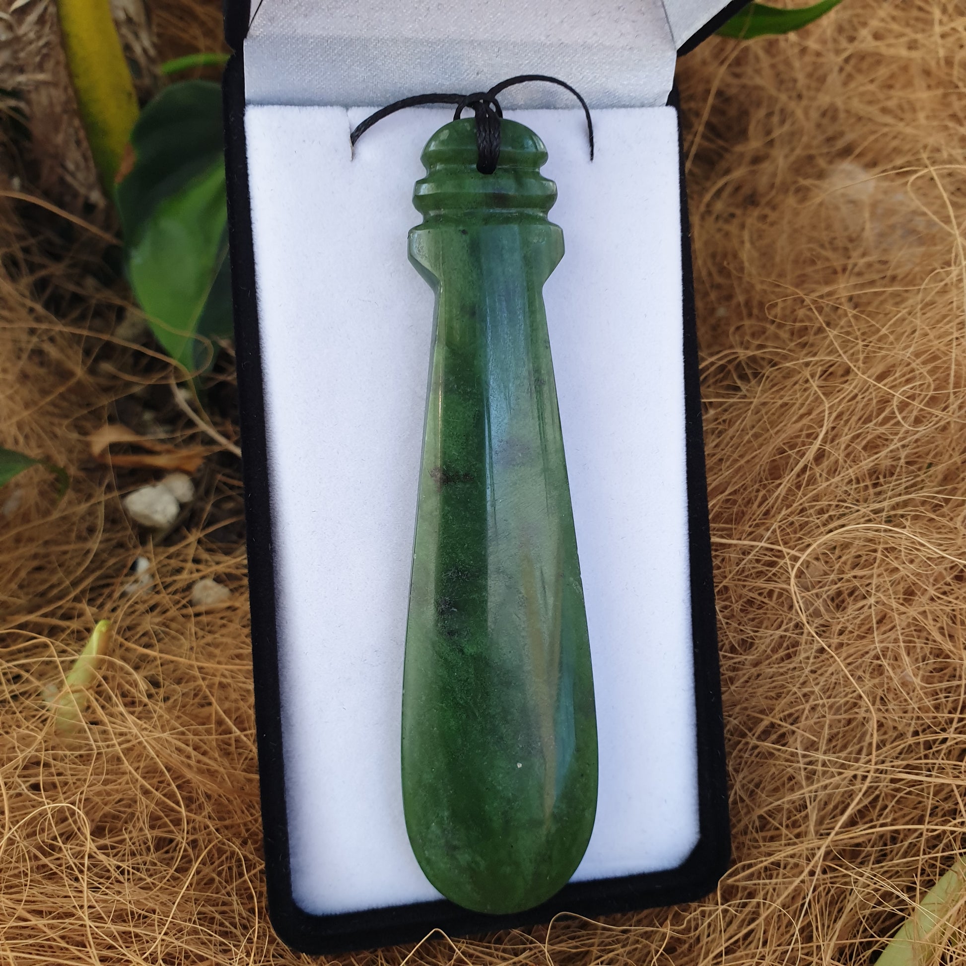 Pounamu Greenstone Patu Club Pendant 100x20 mm - Rivendell Shop