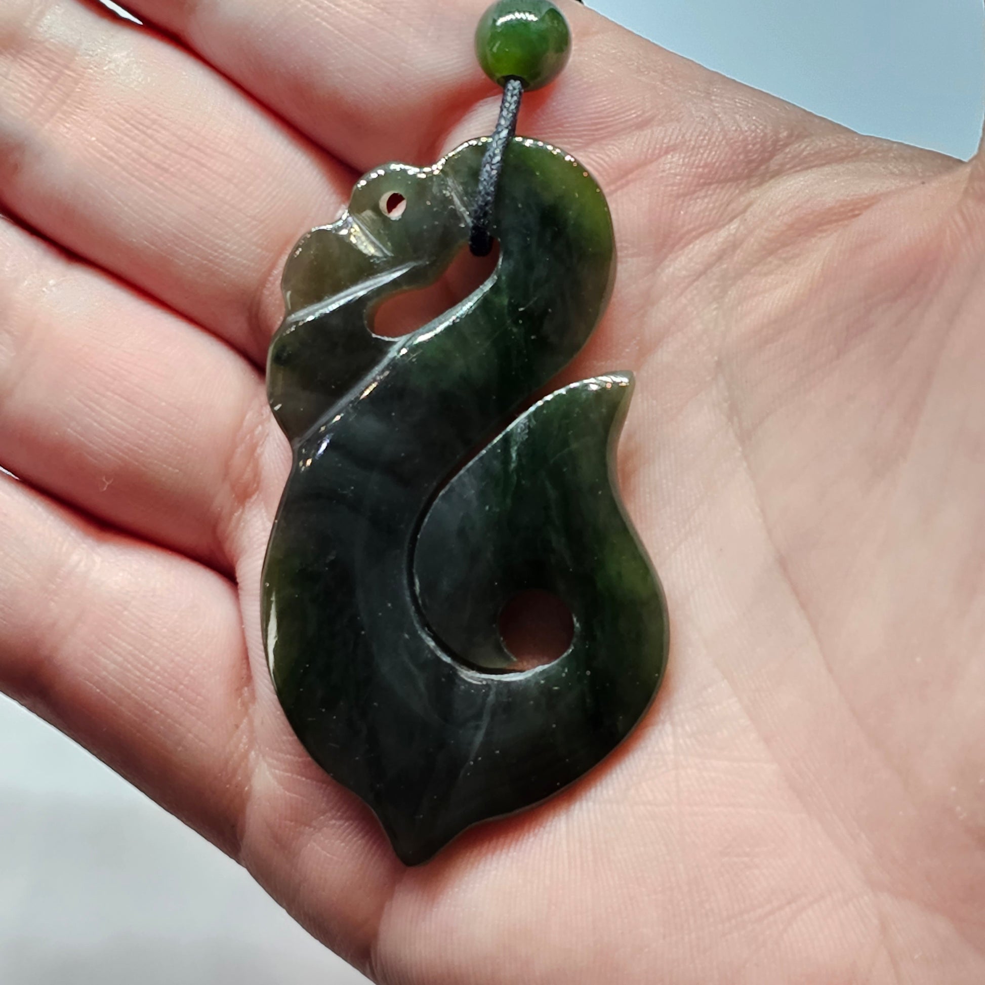 Manaia Greenstone Pendant 6cm - Rivendell Shop