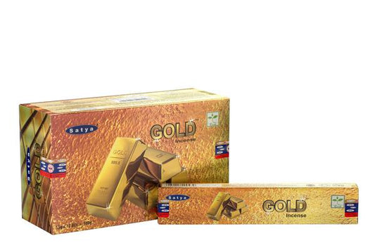 Satya Gold Incense 15g - Rivendell Shop