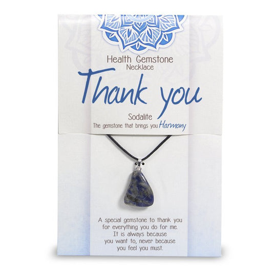 "Thank you" Health Gemstone Necklace - Rivendell Shop