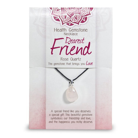 "Dearest Friend" Health Gemstone Necklace - Rivendell Shop