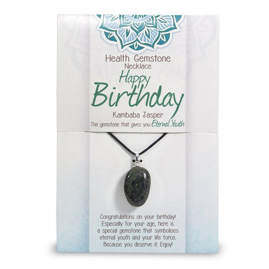 "Happy Birthday" Health Gemstone Necklace - Rivendell Shop