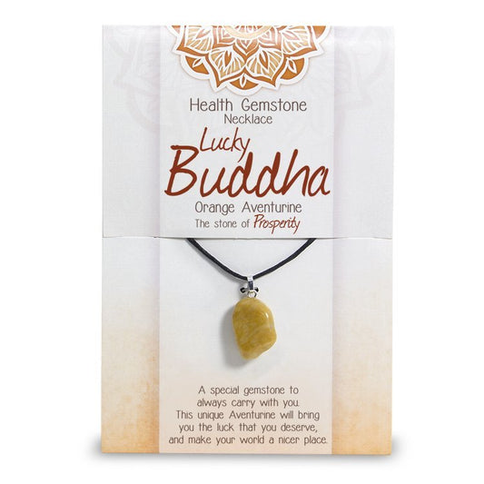 Lucky Buddha Health Gemstone Necklace - Rivendell Shop