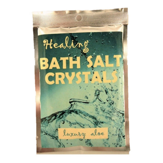 Luxury Aloe Himalayan Salt Pure Bath Salts 100g - Rivendell Shop