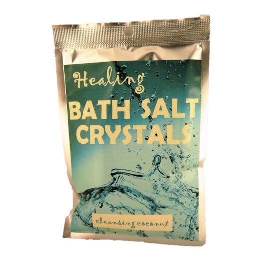 Cleansing Coconut Himalayan Salt Pure Bath Salts 100g - Rivendell Shop