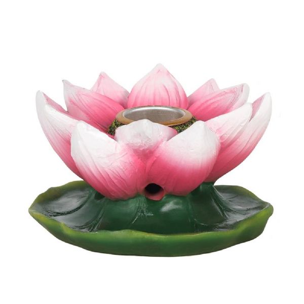 Pink Lotus Backflow Incense Cone Burner - Rivendell Shop
