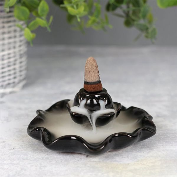 Lotus Backflow Incense Cone Burner - Rivendell Shop