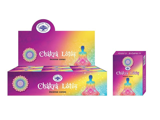 Green Tree Chakra Lotus Cones - Rivendell Shop