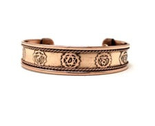 Copper Magnetic Bracelet Chakras - Rivendell Shop