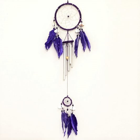 Purple Dreamcatcher Windchime - Rivendell Shop