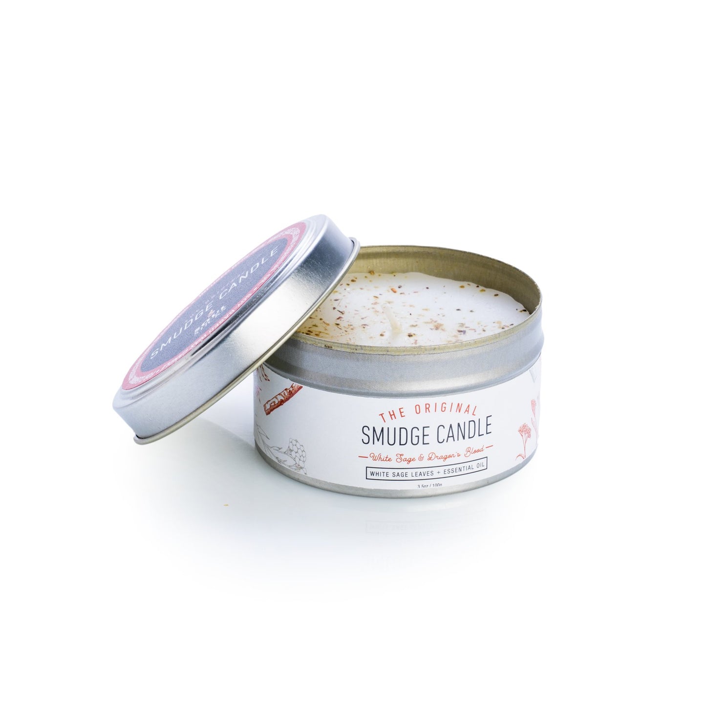 Smudge candle - white sage & dragons blood - Rivendell Shop