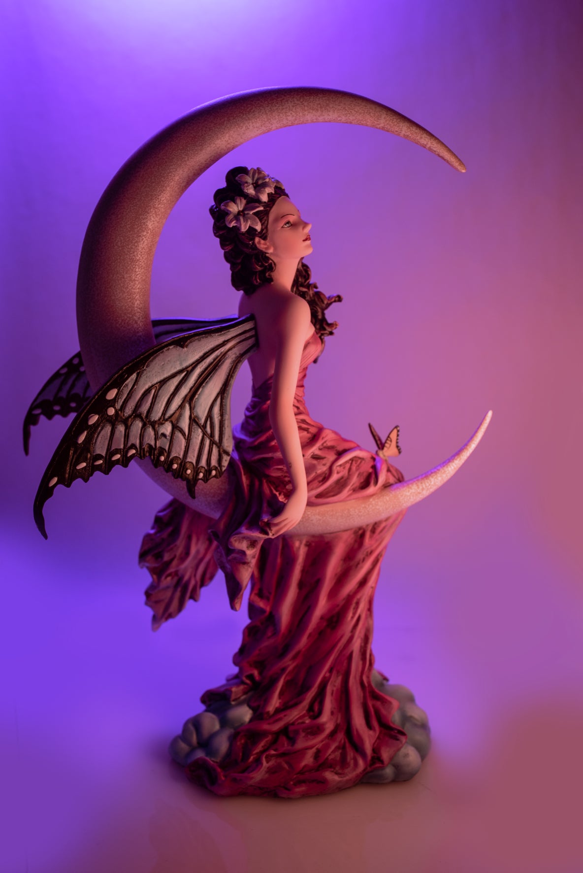 Amethyst Moon Faery Figurine by Nene Thomas - Rivendell Shop