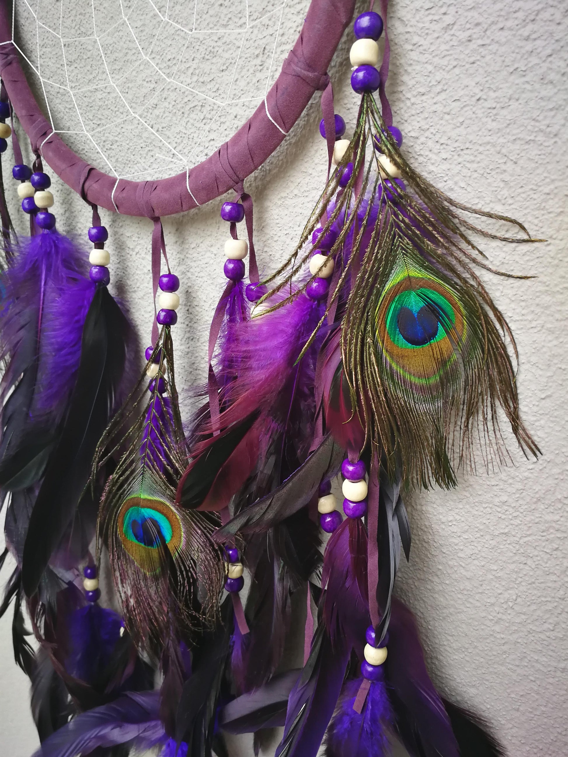 Large dreamcatcher "Zonta" - Purple - Rivendell Shop