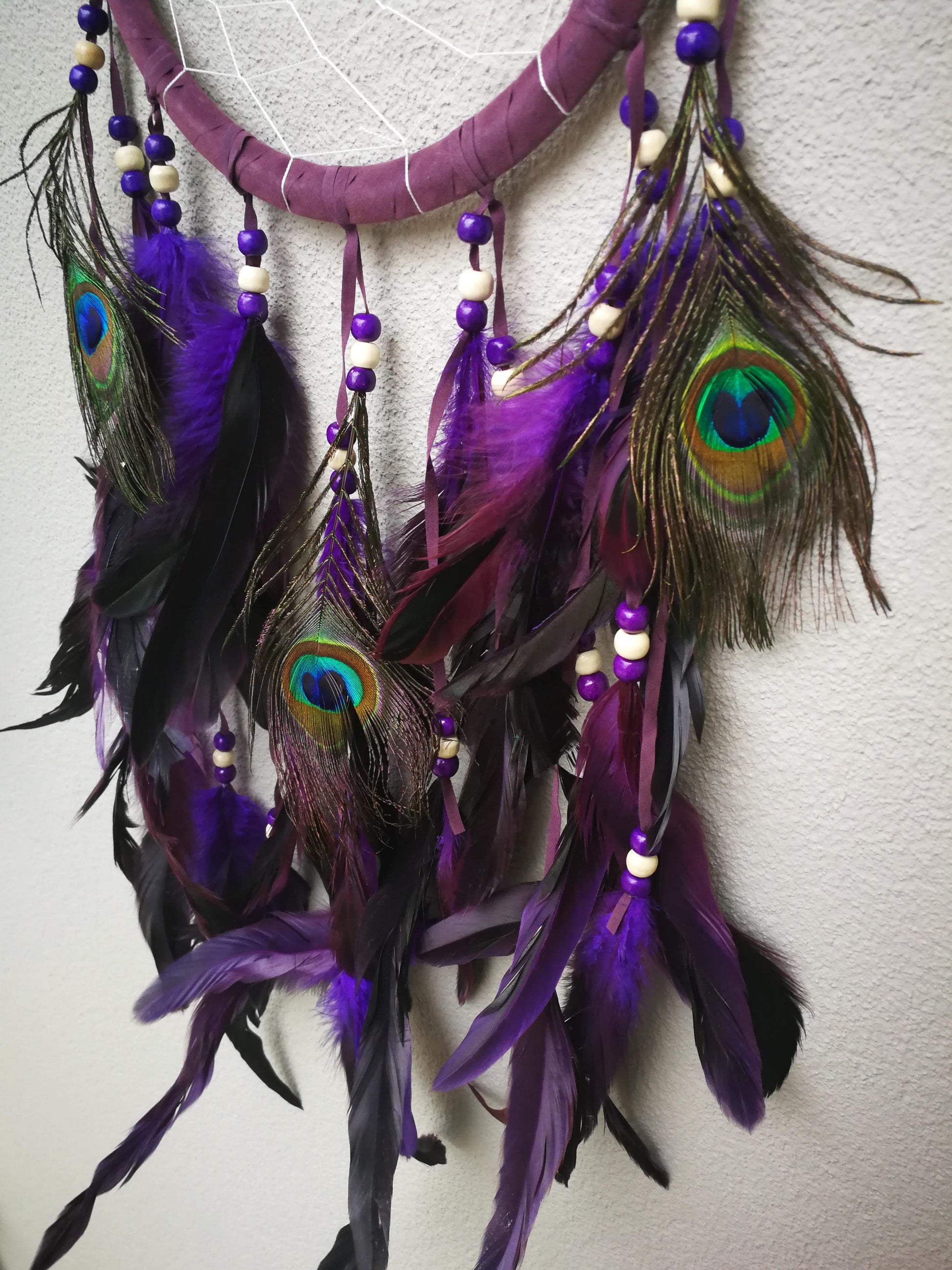 Large dreamcatcher "Zonta" - Purple - Rivendell Shop
