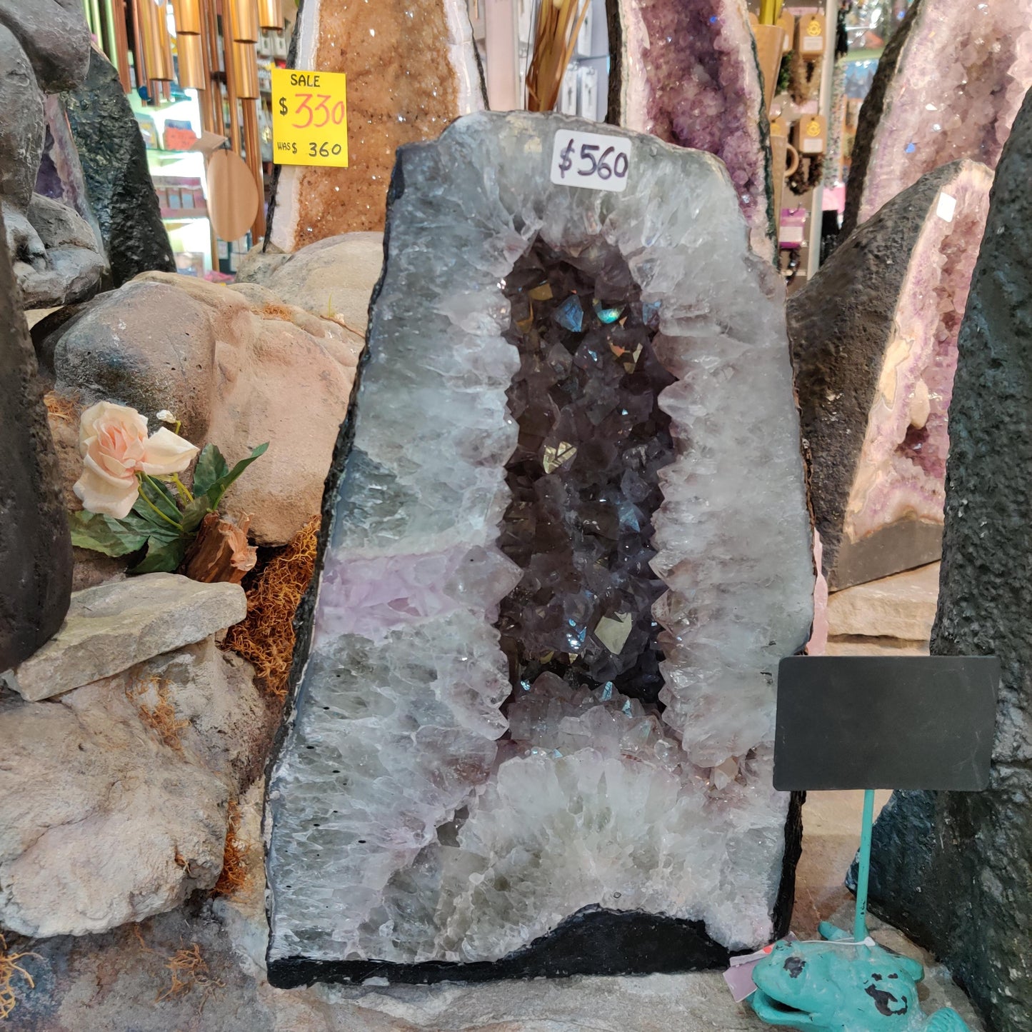 Natural Amethyst Cave (40cm tall) - Rivendell Shop