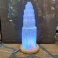 Large 30cm Selenite LED Lamp with Mood Change Lighting - Rivendell Shop