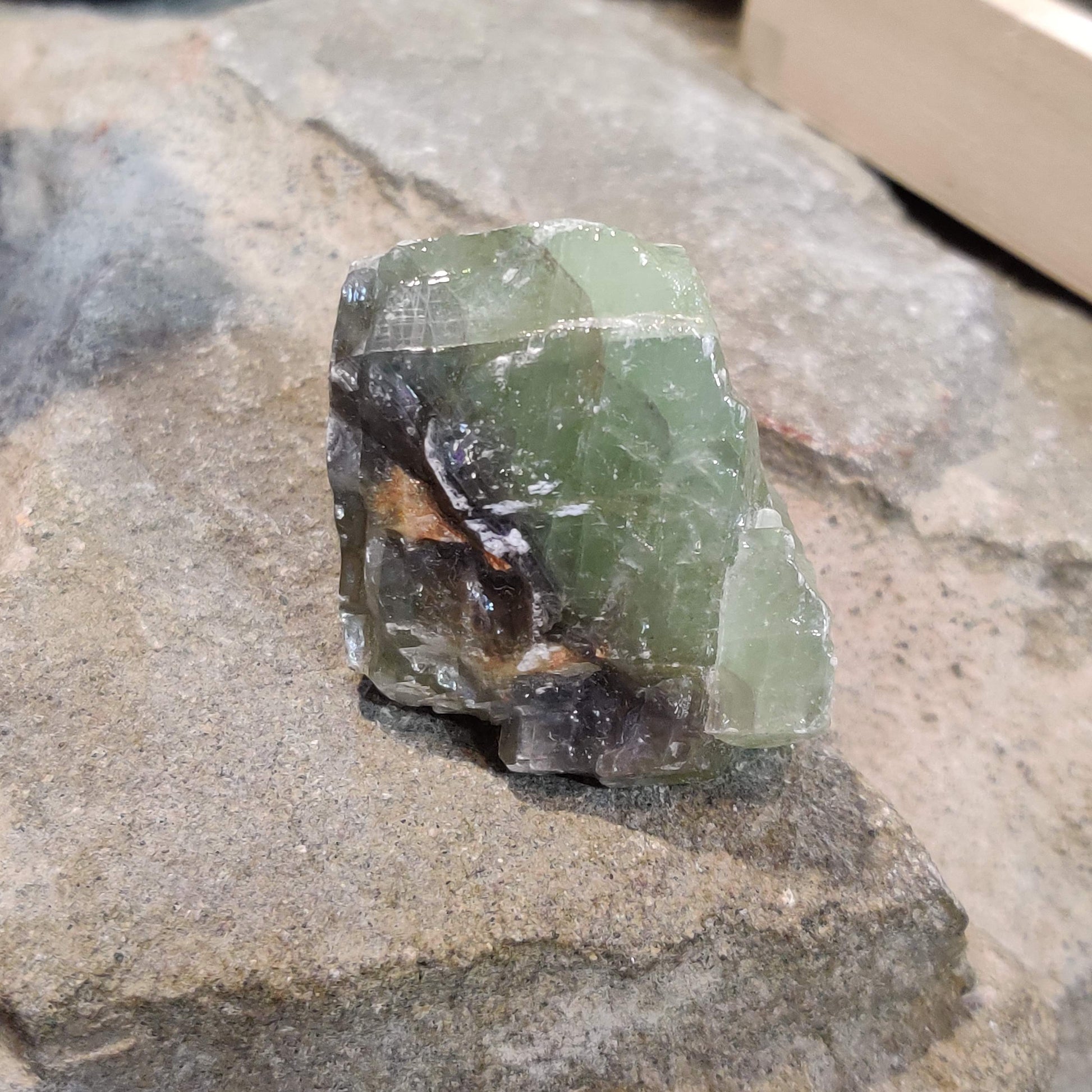 Green Calcite Crystal Piece (3-5cm range) - Rivendell Shop