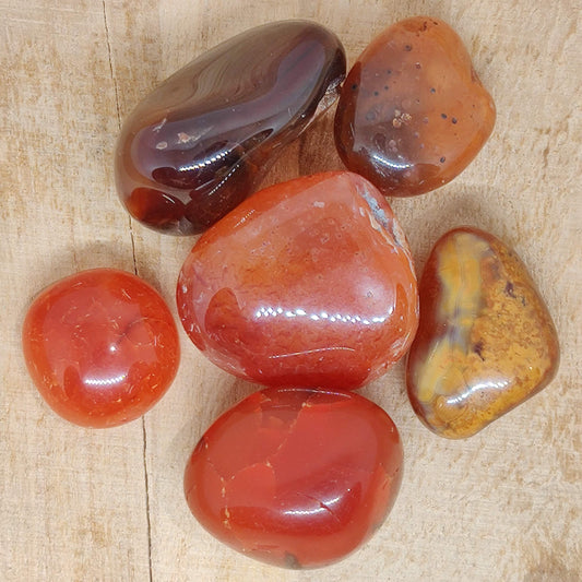 Carnelian Tumbled Crystal (Small) - Rivendell Shop