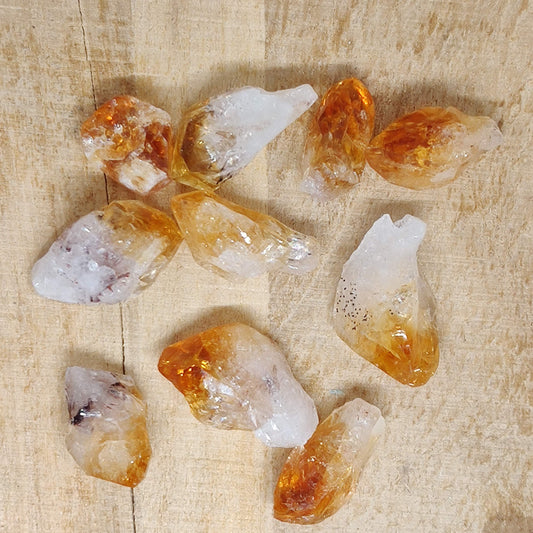 Natural Citrine Crystal Point (Small) - Rivendell Shop