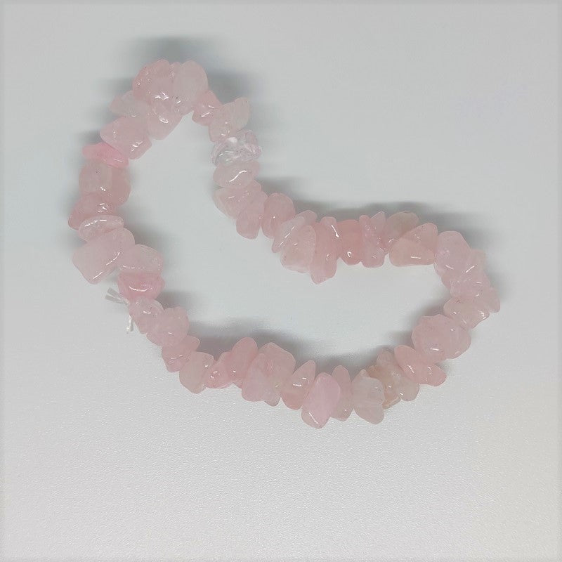 Rose Quartz Chip Crystal Bracelet - Rivendell Shop