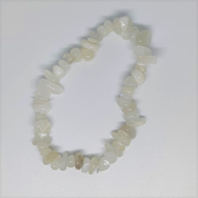 Moonstone Chip Crystal Bracelet - Rivendell Shop