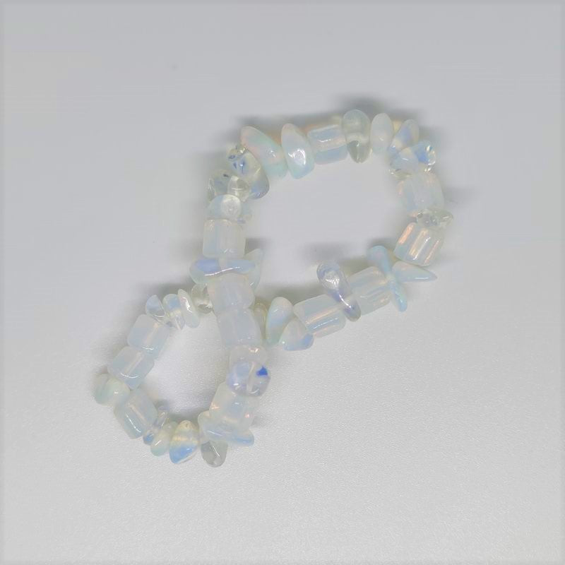 Opalite Chip Crystal Bracelet - Rivendell Shop