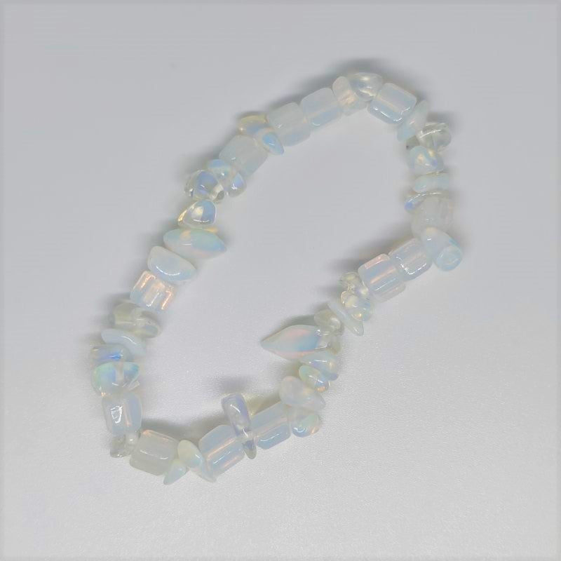 Opalite Chip Crystal Bracelet - Rivendell Shop