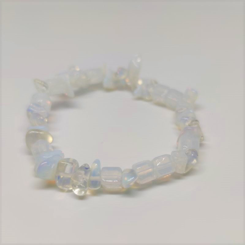 Opalite Chip Crystal Bracelet - Rivendell Shop