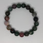 Agate Round Bead Crystal Bracelet - Rivendell Shop